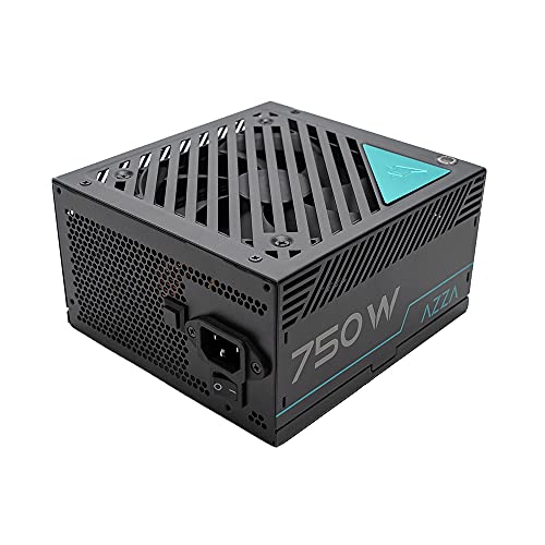 AZZA 750W PC-Netzteil, modular, 80+ Gold, schwarz, 4X PCIe, Kabel-Management von Azza