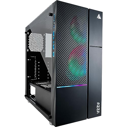 AZZA Iris 330 Tower-Gehäuse, schwarz, Tempered Glass AZZA Iris 330 Tower-Gehäuse, schwarz, Tempered Glass von Azza