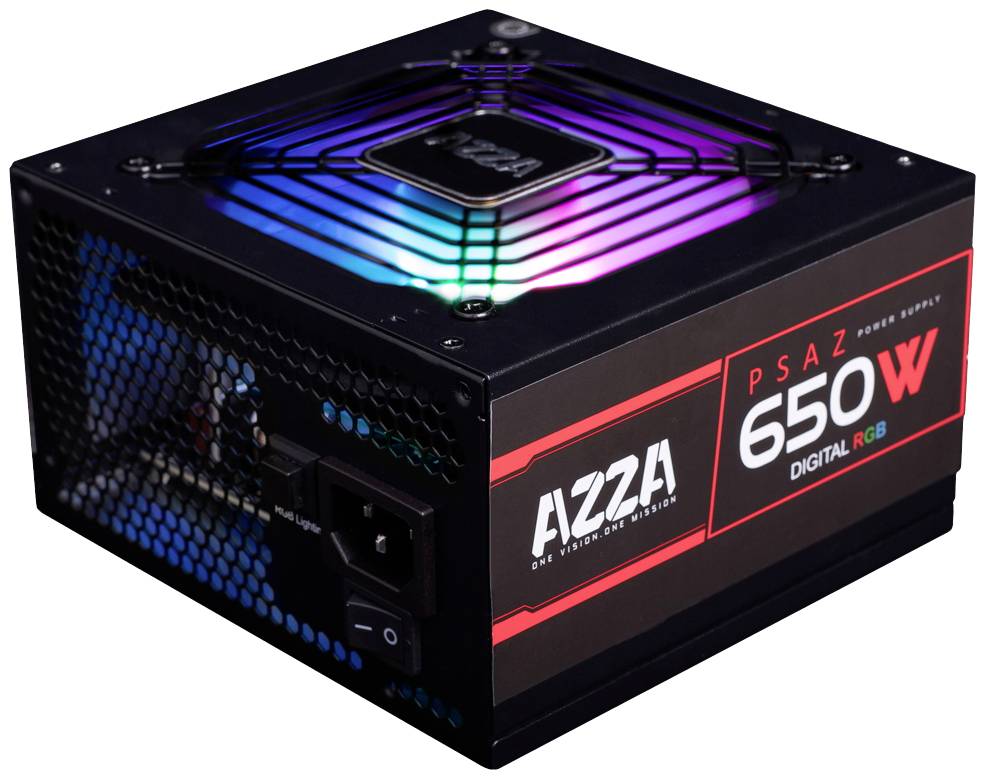 AZZA Netzteil 650W PSAZ ARGB 120mm black von Azza