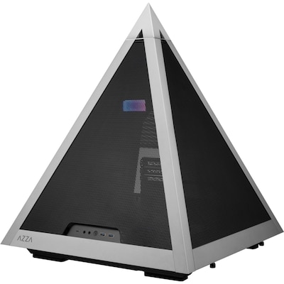 Azza Pyramid 804M ATX Gaming Tower, RGB Beleuchtung, Metall Mesh Seitenteile von Azzatek