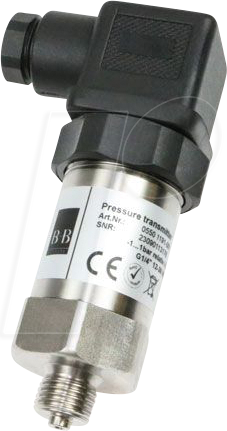 BB 0550 2381-003 - Drucktransmitter G1/2'' 0-5 bar relativ I²C DIN-Ventilstecker von B+B THERMO-TECHNIK