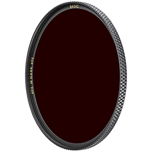 B+W Infrarotfilter dunkelrot 092 Basic 58mm, Black (1102763) von B+W