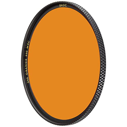 B+W Orangefilter 040 MRC Basic 52mm (16x vergütet, Professional) 1102657 Black von B+W