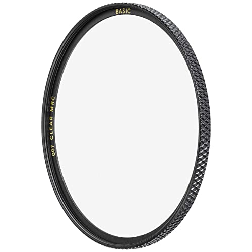 B+W Schutz-Filter, Clear Filter 007 MRC Basic 67mm (16x vergütet, Professional) 1101259 Black von B+W