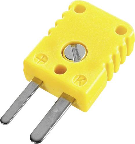B + B Thermo-Technik 0220 0001 Miniaturstecker Typ K, gelb Gelb Inhalt von B + B Thermo-Technik