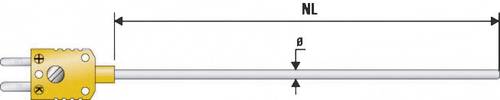 B + B Thermo-Technik K625 0150-10 Tauchfühler -200 bis +800°C Fühler-Typ K von B + B Thermo-Technik