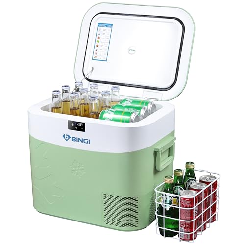 BINGI Kompressor Kühlbox 22L Tragbarer Auto-Kühlschrank 12/24V DC und 230V AC Mini Gefrierschrank für Auto, LKW, Camping, Wohnmobil und Zuhause (15℃ bis -18℃) BINGI Kompressor Kühlbox 22L Tragbarer Auto-Kühlschrank 12/24V DC und 230V AC Mini Gefrierschrank für Auto, LKW, Camping, Wohnmobil und Zuhause (15℃ bis -18℃) von B BINGI