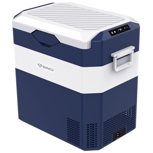 BINGI Kompressor Kühlbox 42L Tragbarer Auto-Kühlschrank 12/24V DC und 230V AC Mini Gefrierschrank für Auto, LKW, Camping, Wohnmobil und Zuhause (15℃ bis -18℃) BINGI Kompressor Kühlbox 42L Tragbarer Auto-Kühlschrank 12/24V DC und 230V AC Mini Gefrierschrank für Auto, LKW, Camping, Wohnmobil und Zuhause (15℃ bis -18℃) von B BINGI