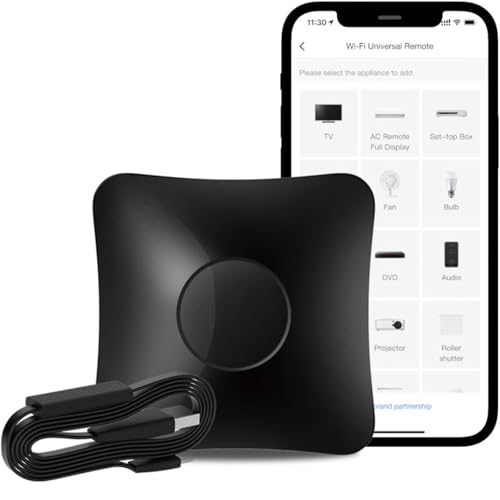 RM4 Pro IR Universal-Fernbedienung BroadLink, All-in-One Hub, Code Lernfunktion, TV, STB, Klimaanlage, Vorhangmotor Kompatibel mit Alexa. (nur 2,4 GHz Wi-Fi). von B BestCon