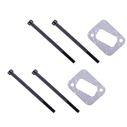 6 tlg Kettensäge Ersatzteile Schalldämpfer Schrauben mit Gasket Für HUSQVARNA 351 350 345 340 353 346XP Chainsaw von B Blesiya