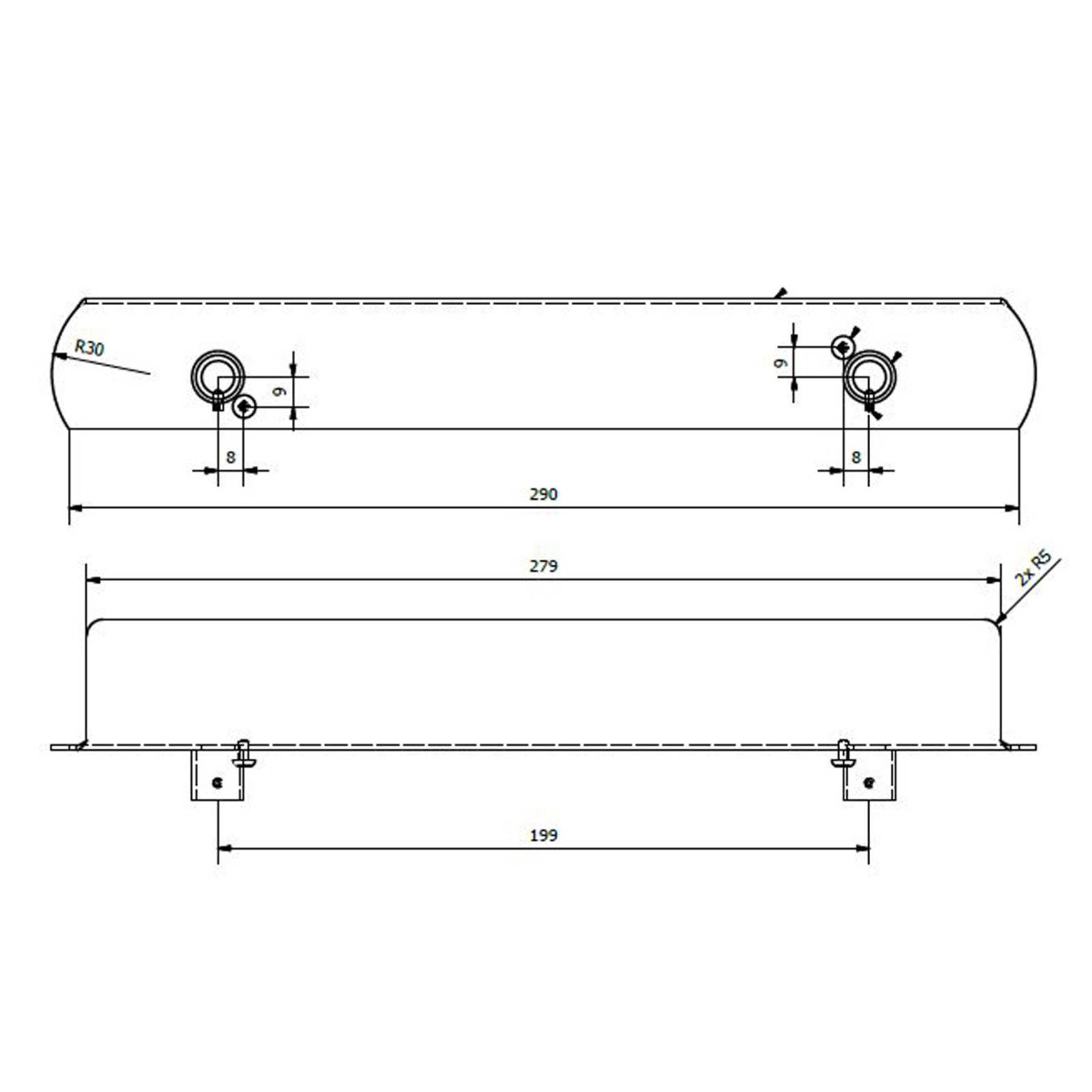 Pendelset für Notleuchte E-LUX Standard Pendelset für Notleuchte E-LUX Standard von B-Safety