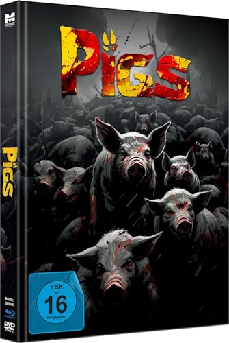 PIGS - Uncut Limited Mediabook (in HD neu abgetastet, Blu-ray+DVD+Booklet, limitiert auf 500 Stück) von B-Spree Classics / UCM.ONE (Soulfood)