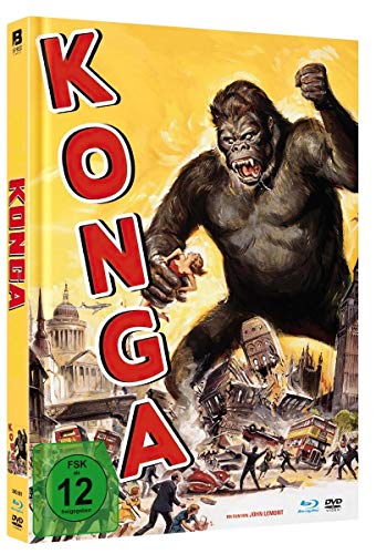 KONGA - Uncut Limited Mediabook (mit Blu-ray+DVD/in HD neu abgetastet) von B-Spree Pictures / UCM.ONE (Soulfood)