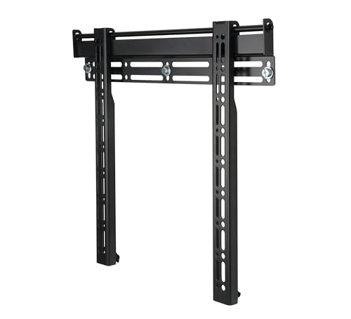 B-TECH BT8421/B Professionelle Flachbildschirm Wandhalterung (VESA-Standard bis zu 400 x 300mm, Displaygröße bis 94 cm (37 Zoll), Belastbarkeit 35kg) schwarz von B-Tech