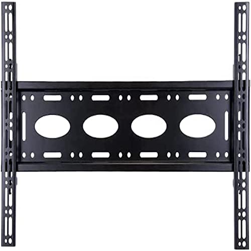 B-Tech BT8442/B Universal-Wandhalterung für Flachbildschirme mit seitlicher Anpassung, flaches Design, geeignet für große Bildschirme bis 80 kg, kompatibel mit Mastmontage (VESA 600) – Schwarz von B-Tech