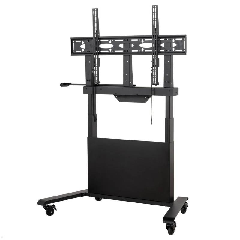 B-Tech BT8568/B mobiler elektrischer TV St?nder bis 86 Zoll, schwarz von B-Tech