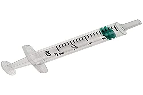 BECTON DICKINSON - Emerald Spritzen ohne Nadel, 2 ml luer Slip Mittelspitze, 23863 von B&D