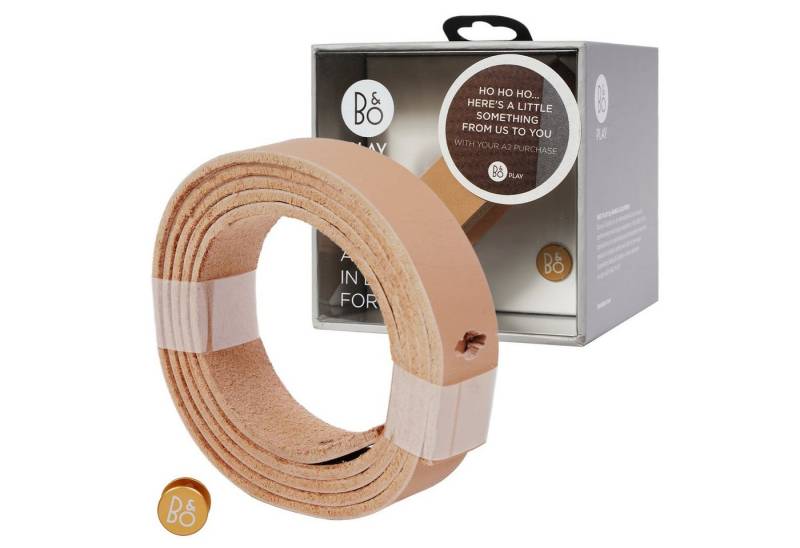 B&O-Play Lautsprecher-Hülle A2 Long Strap Natural Leder-Riemen Griff Lang, by BANG & Olufsen Beoplay von B&O-Play