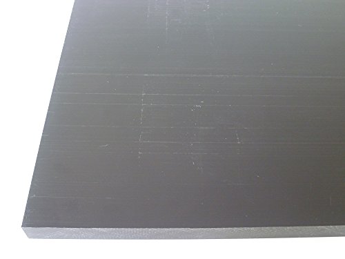B&T Metall Hart PVC schwarz Platten 20,0 mm stark im Zuschnitt Größe 100 x 150 mm von B&T Metall
