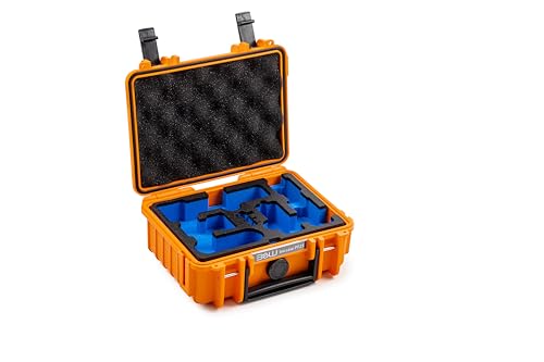 B&W International B&W Transportkoffer Outdoor für DJI Osmo Pocket 3 Kreativ Combo - Type 500 Orange - wasserdicht nach IP67 Zertifizierung, staubsicher, bruchsicher und unverwüstlich von B&W International