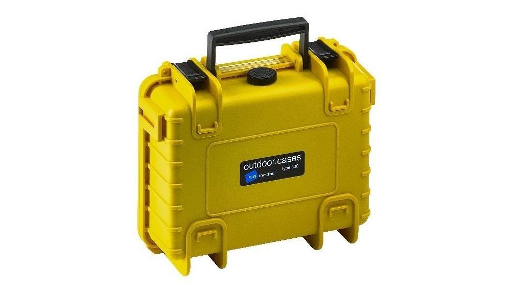 B&W International Fotorucksack B&W Case Type 500 gelb mit Schaumstoffeinsatz von B&W International