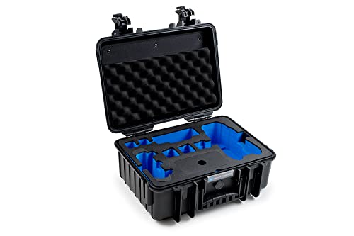 B&W Transportkoffer Outdoor - für Drohne DJI Mavic 3, DJI Mavic 3 Fly More Combo oder DJI Mavic 3 CINE Premium Combo - Typ 4000 - Schwarz - Wasserdicht nach IP67 Zertifizierung, Unverwüstlich von B&W International
