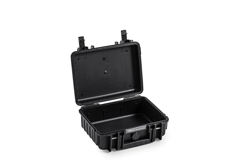 B&W International Transportkoffer Outdoor 1000 (PP.41) Schwarz – Leerkoffer – Wasserdicht (IP67), staubdicht, schlagfest & extrem robust von B&W International