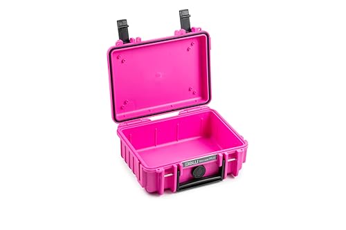 B&W Transportkoffer Outdoor - Typ 500 Pink - wasserdicht nach IP67 Zertifizierung, staubdicht, bruchsicher und unverwüstlich von B&W International