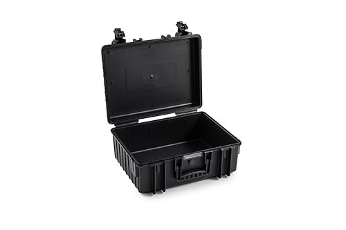 B&W Transportkoffer Outdoor - Typ 6000 - Schwarz - Wasserdicht nach IP67 Zertifizierung, Staubdicht, Bruchsicher und Unverwüstlich von B&W International