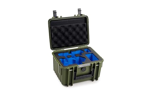 B&W Transportkoffer Outdoor für DJI Mini 4 Pro Drohne und Fly More Combo - Type 2000 Bronze-Grün - wasserdicht nach IP67 Zertifizierung, staubsicher, bruchsicher und unverwüstlich B&W Transportkoffer Outdoor für DJI Mini 4 Pro Drohne und Fly More Combo - Type 2000 Bronze-Grün - wasserdicht nach IP67 Zertifizierung, staubsicher, bruchsicher und unverwüstlich von B&W International