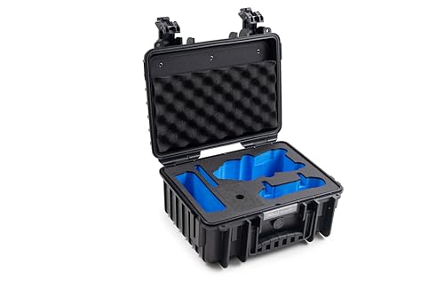 B&W Transportkoffer Outdoor für Drohne DJI Air 3 und Fly More Combo - Typ 3000 schwarz - wasserdicht nach IP67 Zertifizierung, staubdicht, bruchsicher und unverwüstlich von B&W International