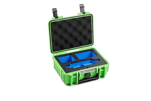 B&W Transportkoffer Outdoor für Insta360 X3 - Type 500 Grün - wasserdicht nach IP67 Zertifizierung, staubdicht, bruchsicher und unverwüstlich von B&W International