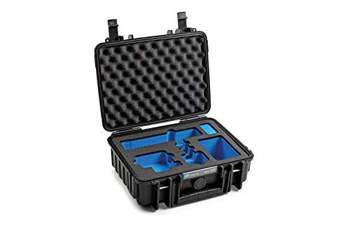 B&W Transportkoffer Outdoor für GoPro 9 / 10 / 11 / 12 - Type 1000 Schwarz - wasserdicht nach IP67 Zertifizierung, staubdicht, bruchsicher und unverwüstlich von B&W International