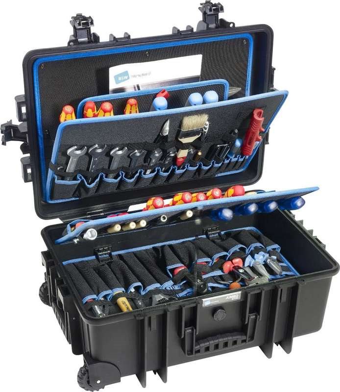 B&W tool.case JUMBO 6700 - Hartschalentasche für Werkzeuge - Polypropylen - Schwarz von B&W