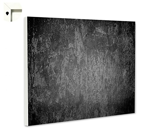 Magnettafel Pinnwand Muster Beton grau schwarz Größe 60 x 40 cm von B-wie-Bilder.de
