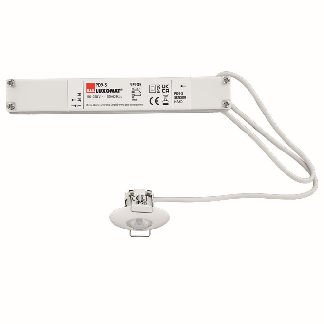 BEG Mini-Präsenzmelder PD9-S-DE 92905 RAL9010 LUXOMAT Deckeneinbau von B.E.G. Brück Electronic GmbH