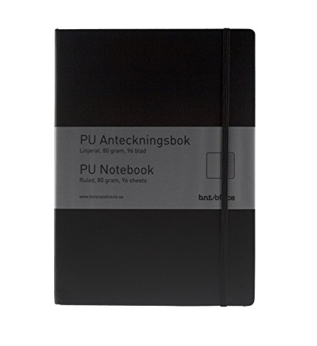 b.n.t. Skandinavien B.V. PU Notizbuch A4 liniert, schwarz b.n.t. Skandinavien B.V. PU Notizbuch A4 liniert, schwarz von B.N.T. Scandinavia B.V