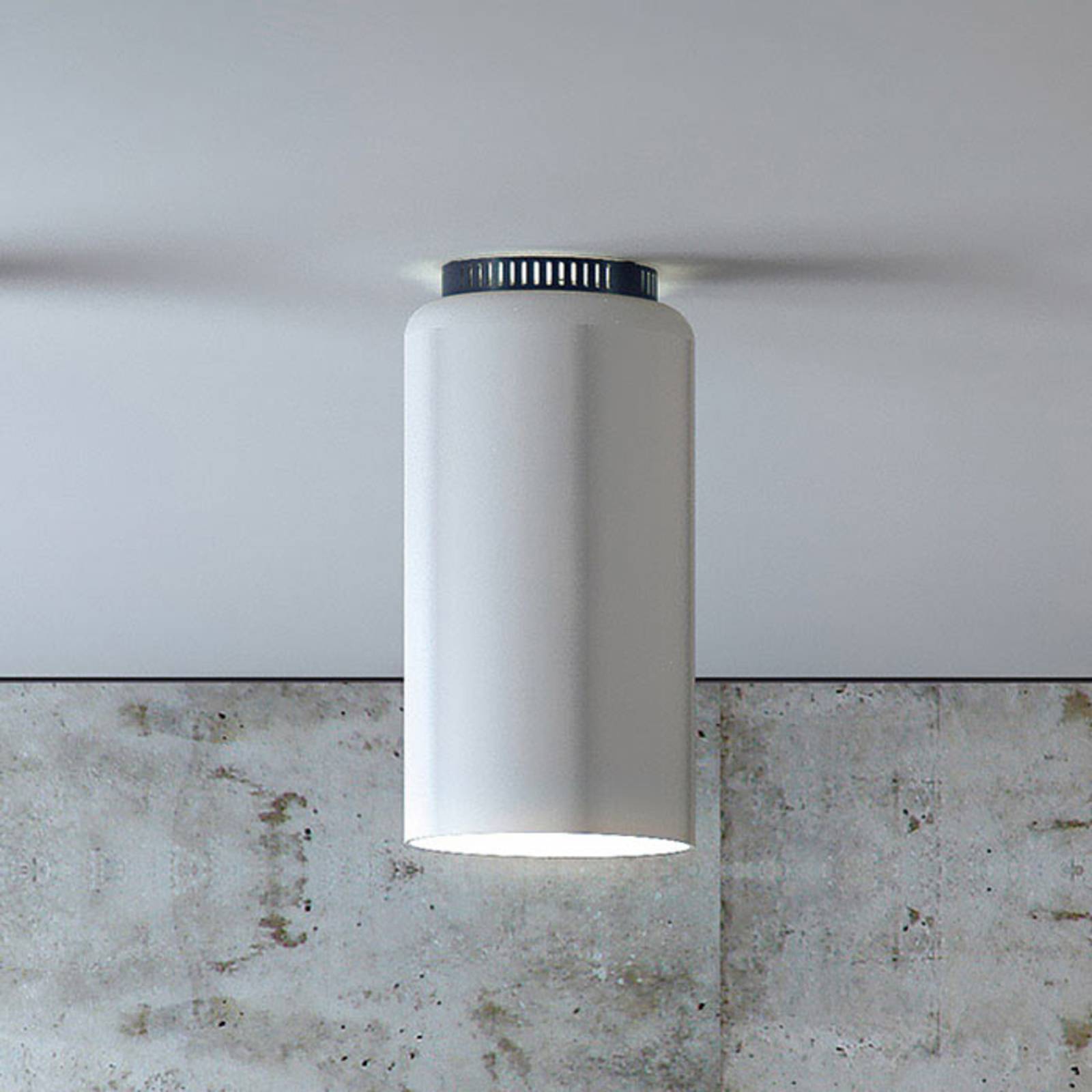 Runde Designer-Deckenlampe Aspen C17B LED weiß von B.lux