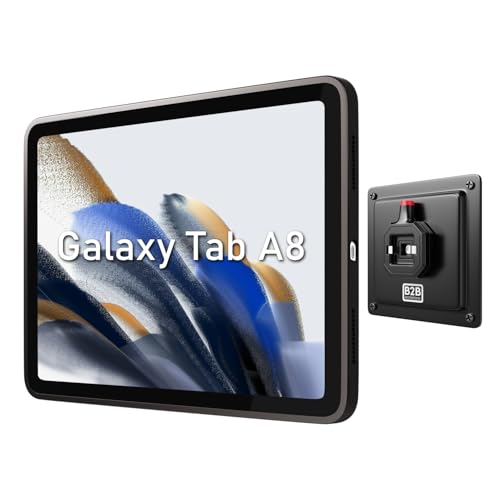 B2Bworkplace Tablet Halterung Wand kompatibel mit Samsung Galaxy Tab A8 - inkl. Schutzhülle passgenau - vertikal & horizontal - flach - Schnellverschluss - Tablet Wandbefestigung Halter B2Bworkplace Tablet Halterung Wand kompatibel mit Samsung Galaxy Tab A8 - inkl. Schutzhülle passgenau - vertikal & horizontal - flach - Schnellverschluss - Tablet Wandbefestigung Halter von B2Bworkplace