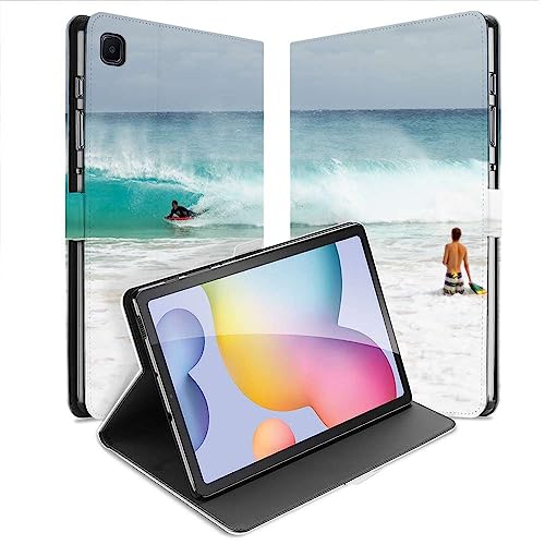 Hülle mit Ständer für Samsung Galaxy Tab S6 Lite Tablet hülle selber gestalten mit Ihrem Wunschnamen oder Foto von B2Ctelecom