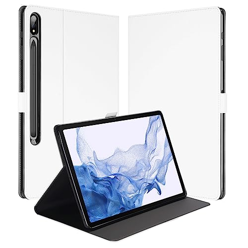 Hülle mit Ständer für Samsung Galaxy Tab S7 Plus Tablet hülle selber gestalten mit Ihrem Wunschnamen oder Foto von B2Ctelecom