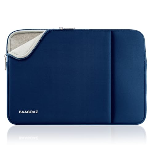 BAAGOAZ Hülle Tasche 14 Zoll Laptoptasche Kompatibel mit 14 Zoll Laptop PC Notebook Chromebook Ultrabook Schutzhülle Laptophülle, Dunkelblau von BAAGOAZ