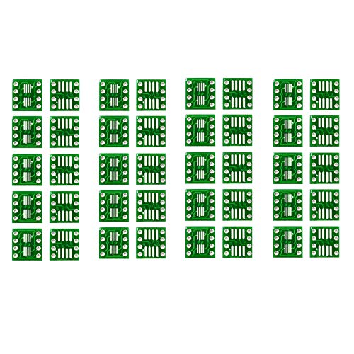 BAAQII 40 Stück SOP8 SO8 SOIC8 SMD auf DIP8 Adapter PCB Board Konverter doppelseitig Grün Transistor Druckknopf Manuell BAAQII 40 Stück SOP8 SO8 SOIC8 SMD auf DIP8 Adapter PCB Board Konverter doppelseitig Grün Transistor Druckknopf Manuell von BAAQII