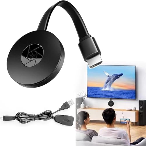 BAAQII G2 1080P HD WiFi HDMI Media Video Digital Streamer Wireless Adapter TV Streaming Gerät G2 Spiegelbildschirm für TV & Projektor BAAQII G2 1080P HD WiFi HDMI Media Video Digital Streamer Wireless Adapter TV Streaming Gerät G2 Spiegelbildschirm für TV & Projektor von BAAQII