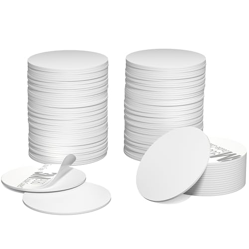50 Stück NFC-Tags NTAG215 NFC 215 Tag Blanko NFC-Aufkleber Weiß NFC Karte Runde NFC Münzkarten mit Kleberückseite Kompatibel mit TagMo iOS Kurzbefehle Homekit und NFC-fähigen Mobiltelefon von BABIQT
