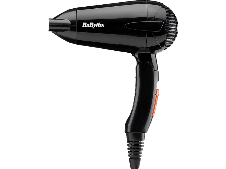 BABYLISS 5344E Travel Dry 2000 Reise- Haartrockner Schwarz (2000 Watt) von BABYLISS