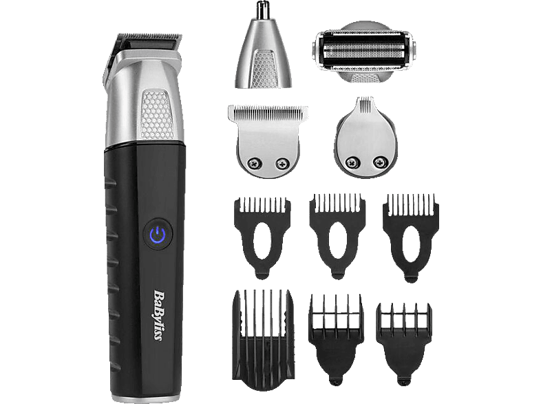 BABYLISS MT812E Lithium Power 11-in-1 Multitrimmer, Schwarz/Grau von BABYLISS