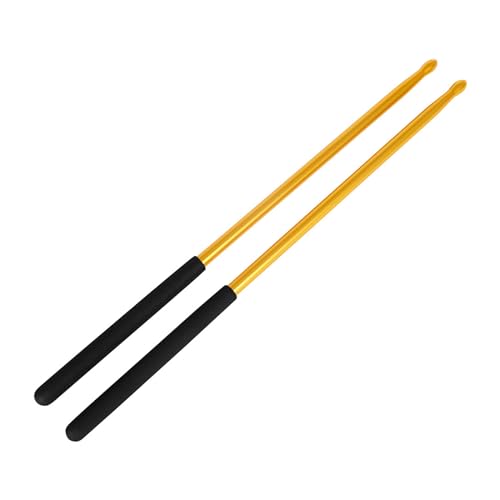 1 Paar Drum Sticks Mit Einem Rutschfesten 5A Aluminium Drumsticks Für Anfänger Musikinstrumente Percussion Accessoire von BABYVIVA