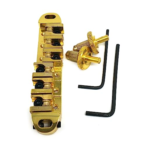 1 Set 6 String E Gitarren Roller Sattelbrücke Mit Allen Wrach LP Gitarrenzubehör Teile Ersatz 1 Set 6 String E Gitarren Roller Sattelbrücke Mit Allen Wrach LP Gitarrenzubehör Teile Ersatz von BABYVIVA