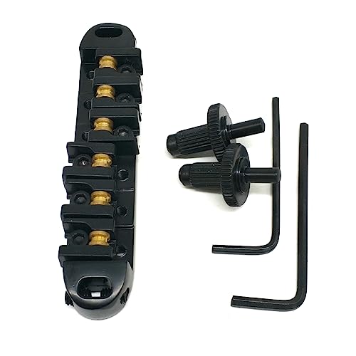 1 Set 6 String E Gitarren Roller Sattelbrücke Mit Allen Wrach LP Gitarrenzubehör Teile Ersatz von BABYVIVA